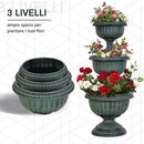 Outsunny 3-tier Chelsea Planter Flowers