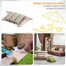Outsunny Hanging Rope Frame Hammock Chair - Multi Colour