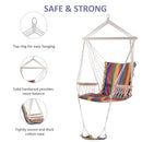 Outsunny Hanging Rope Frame Hammock Chair - Multi Colour