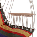 Outsunny Hanging Rope Frame Hammock Chair - Multi Colour
