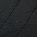 Garden Wood Effect Square Storage Table - Black
