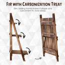 Outsunny 3 Tier Wooden Flower Pot Stand