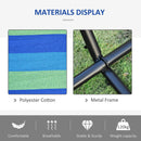Outsunny  Hammock with Metal Stand and Carrying Bag