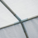 Outsunny 8m x 4m Garden Gazebo Marquee Party Tent Wedding Portable Garage Carport Event shelter Car Canopy Outdoor Heavy Duty Steel Frame Waterproof Rot Resistant