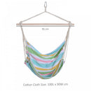 Outsunny  Hanging Cotton Hammock Swing Chair - Multi Colour