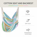Outsunny  Hanging Cotton Hammock Swing Chair - Multi Colour