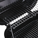 Outsunny Compact Portable Steel BBQ Grill - Black