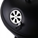 Outsunny Compact Portable Metal BBQ Grill - Black