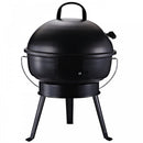 Outsunny Compact Portable Metal BBQ Grill - Black
