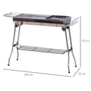 Portable Charcoal Folding Grill Outdoor BBQ