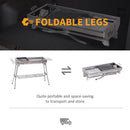 Portable Charcoal Folding Grill Outdoor BBQ