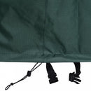 Outsunny  PVC Coated Round Furniture Cover- Green