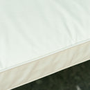 Outsunny-2 Seater Outdoor Bench Cushion - White