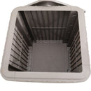 Garden Wood Effect Square Storage Table - Grey