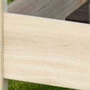 Outsunny 2-Piece Solid Fir Wood Plant Raised Bed