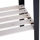 Outsunny Large Family Charcoal BBQ Grill with Wheels - Black