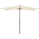 Oasis 3 x 2 m Ajustable Title Crank Garden Parasol - Beige