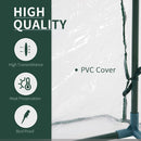Steel Frame Transparent PVC Cover Greenhouse