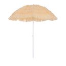 Oasis Hawaiian Style Garden Umbrella Parasol with Tilt - Yellow