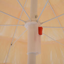 Oasis Hawaiian Style Garden Umbrella Parasol with Tilt - Yellow