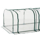 Steel Frame Portable Plastic Cover Greenhouse