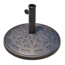12 kg Umbrella Parasol Round Base - Antique Bronze