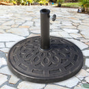 12 kg Umbrella Parasol Round Base - Antique Bronze