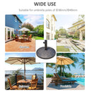 12 kg Umbrella Parasol Round Base - Antique Bronze
