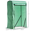 Steel Frame Mesh Cover Greenhouse - Green