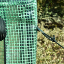 Steel Frame Mesh Cover Greenhouse - Green