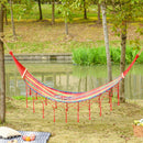 Portable Cotton Hammock Bed - Multi Colour Stripe