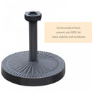 Umbrella Parasol Cement Steel Base - Antique Bronze