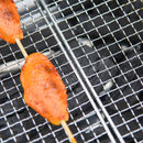 Outsunny Large Stainless Steel Charcoal BBQ Grill - Silver