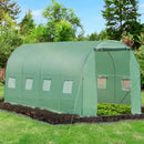 4m x 2m Walk-in Tunnel Greenhouse with Windows and Door