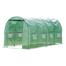 4m x 2m Walk-in Tunnel Greenhouse with Windows and Door