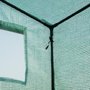 Steel Frame Garden Greenhouse With Top Cover