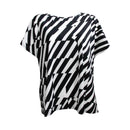 Women's Summer Print Crochet Top - White