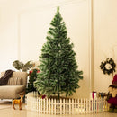 Christmas Time 7ft Christmas Decorations Christmas Tree 2.1M W/ Metal Stand - Green