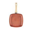 Lewis's  Sovereign Stone Copper Griddle Pan with Soft Touch Handle Home Kitchen