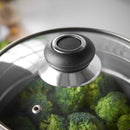 Lewis's Stainless Steel 3 Tier 18cm Steamer Pan With Glass Lid - Silver