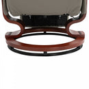 PU Leather Armchair Ergonomic Office Recliner Sofa Chair Plush Lounger Grey
