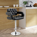 Bar Stool, Gas Lift, PU - Black