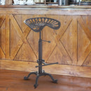 Bar Stool Industrial Metal Tractor Seat Adjustable Cast New Style Stool