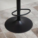 Set Of 2 Luxurious Velvet - Touch Kitchen Bar Stools w/ Metal Frame Footrest Base Blue