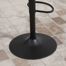 Set Of 2 Luxurious Velvet - Touch Kitchen Bar Stools w/ Metal Frame Footrest Base Green