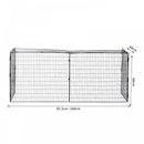 HOMCOM Extendable Fireguard Screen-Black