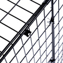 HOMCOM Extendable Fireguard Screen-Black