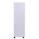 Particle Board Mobile Open Wardrobe On Wheels White