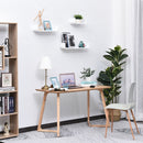 HOMCOM Floating Shelves - White