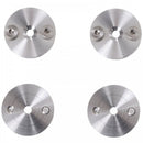 HOMCOM Wooden Sliding Door Kit Stainless Steel Smooth Operation Hardware Track Kit System Unit For Single Door 2000mm
